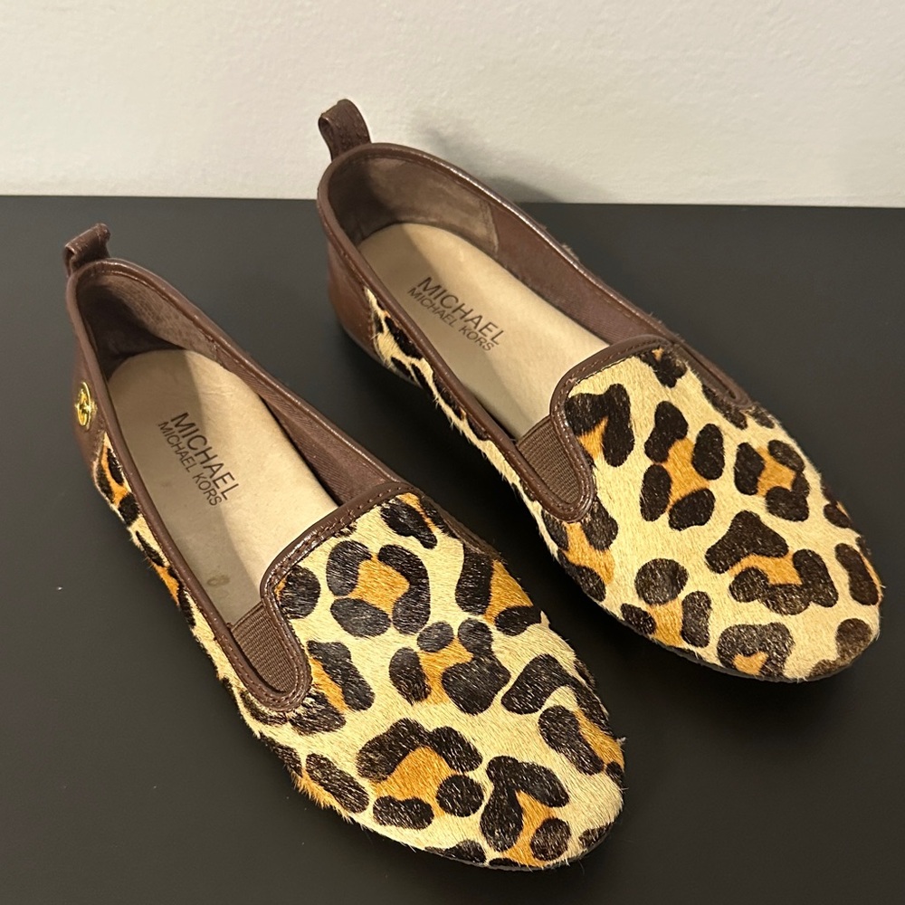 Michael Kors Animal Print Women's Loafers. NWOT
